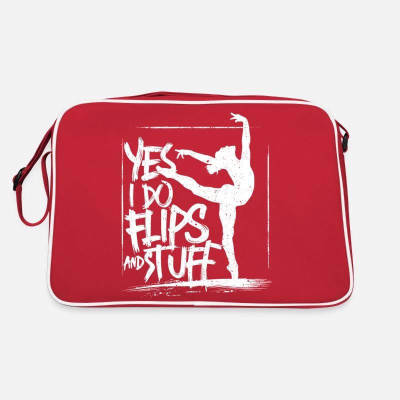 Klar, ich mache Flips und alles Retro Tasche