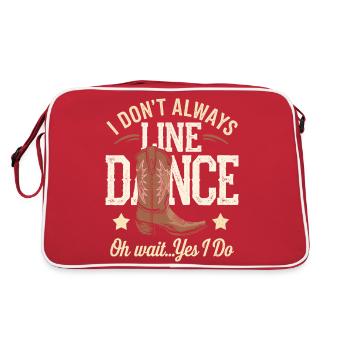 Rhythm and humor combined - Retro Bag - red/white - Back