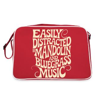 Fascination for mandolin and bluegrass - Retro Bag - red/white - Back