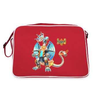 Wi-Fi Dragon - Retro Bag - red/white - Back