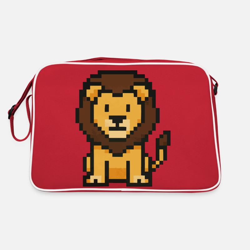 Lion Pixel Sac Retro
