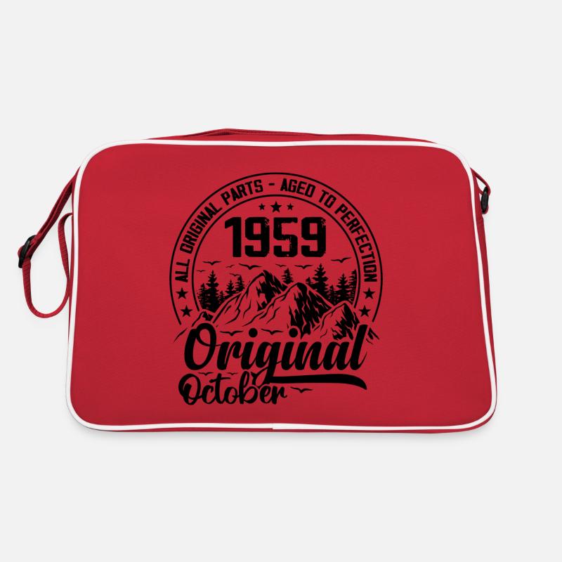 1959 October Original 65 Years Anniversary Gift Retro Bag
