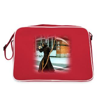 Café pour aller pour la mort - Sac Retro - rouge/blanc - Dos