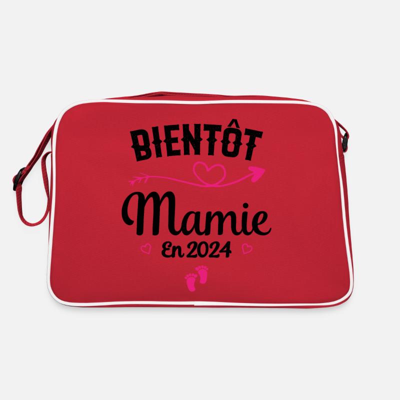 Bientôt future Mamie 2024 Sac Retro