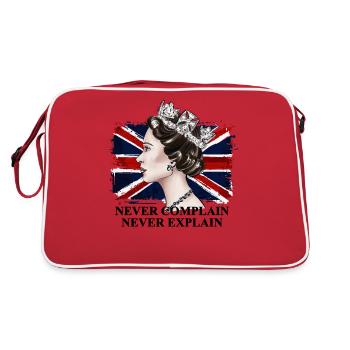 Queen of England - Retro Bag - red/white - Back