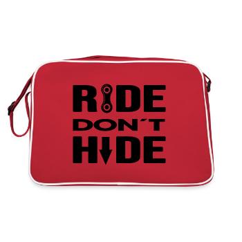 Vélo Vélo GravelVélo Chaîne de vélo Tour à vélo - Sac Retro - rouge/blanc - Dos