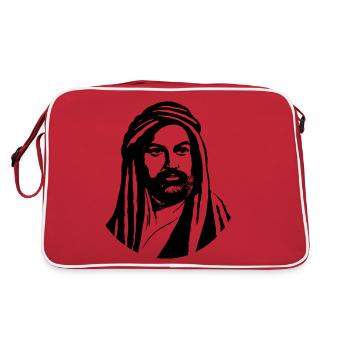 Hz. Ali – Expression & Spirituality" - Retro Bag - red/white - Back