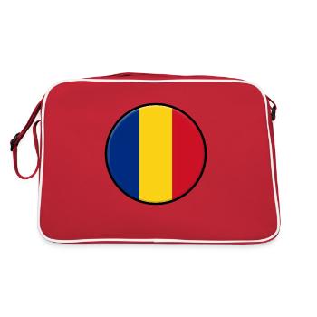 Flag of Romania - Retro Bag - red/white - Back