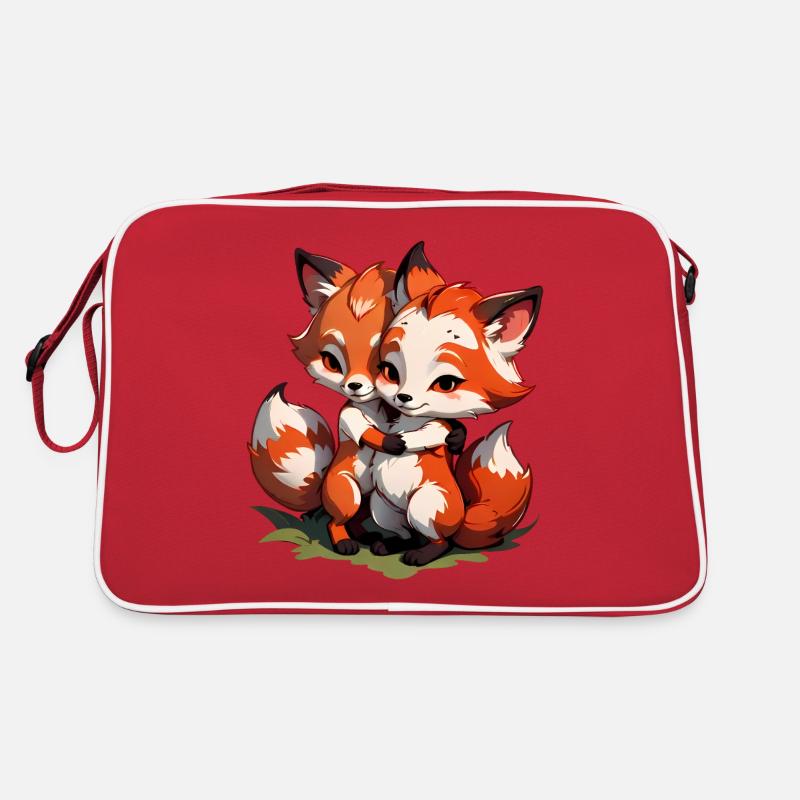 Offrez ces mignons renards en cadeau pour la Saint-Valentin Sac Retro