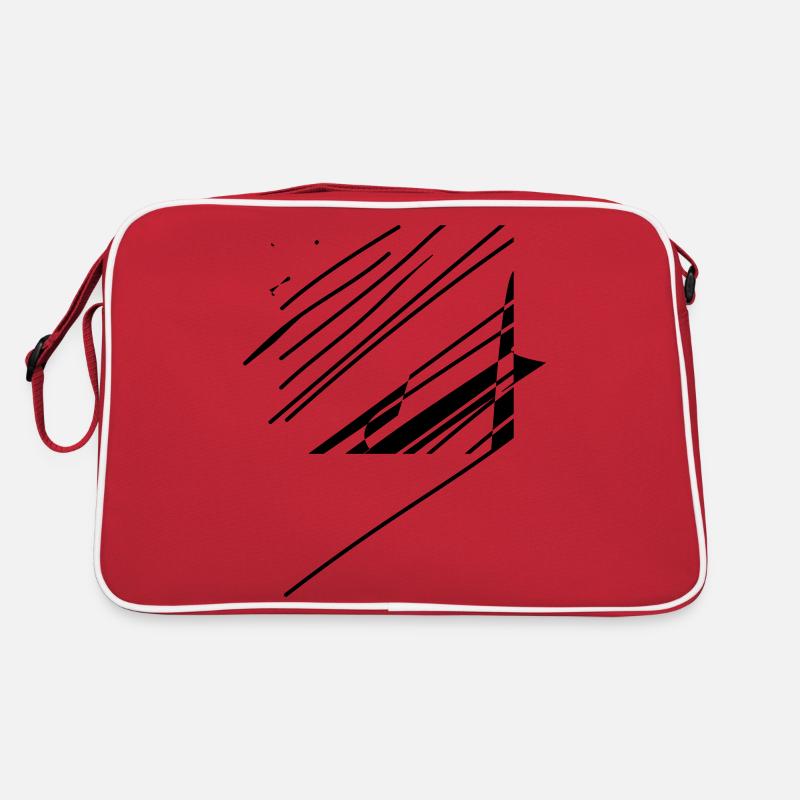 Dashes and lines for lateral thinkers Retro Bag