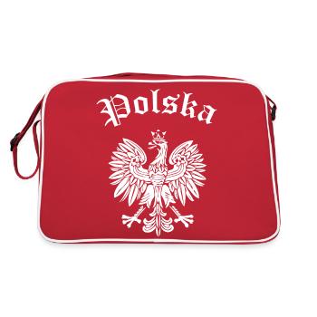 Pologne - Sac Retro - rouge/blanc - Dos