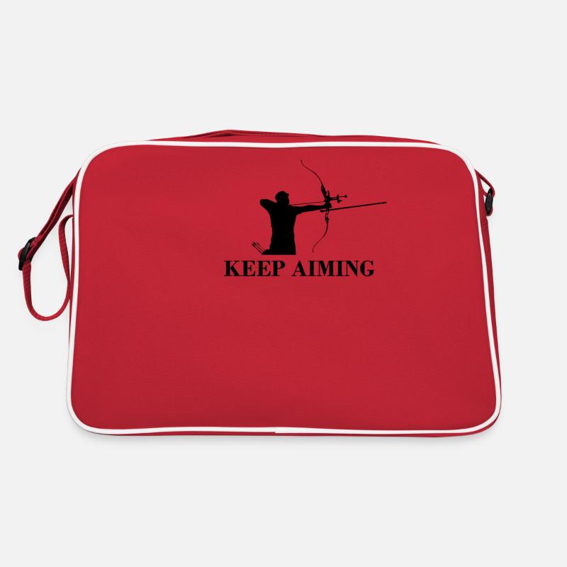 Bogenschütze Pfeil und Bogen Bogensport Retro Tasche