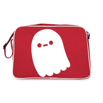 Geist - Retro Tasche - Rot/Weiß - Hinten