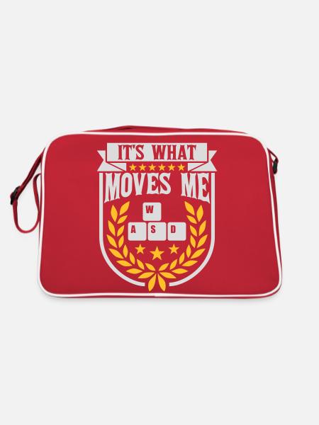 c’est ce qui m’émeut - Sac Retro - rouge/blanc - Dos