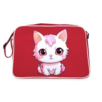 Bébé chat - Sac Retro - rouge/blanc - Dos