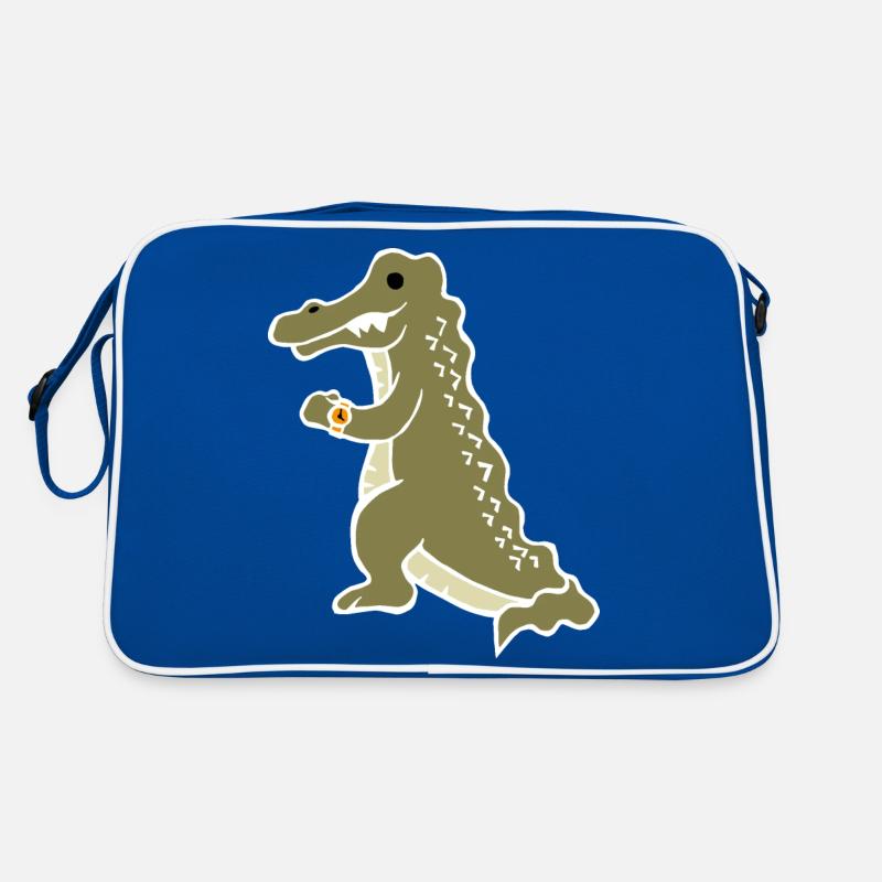 Funny & Cute Later Alligator (pas de texte) Sac Retro