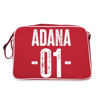 Stolz auf Adana 01 - Retro Tasche - Rot/Weiß - Hinten