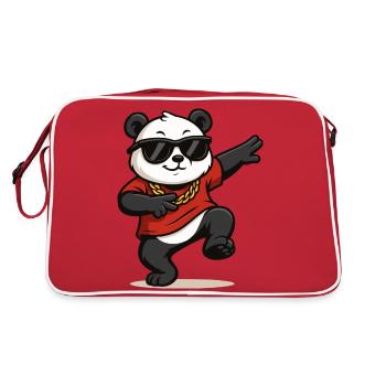 Panda Comic Dance - Sac Retro - rouge/blanc - Dos