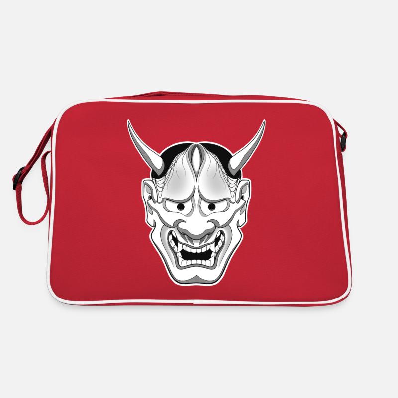 Hannya Maske Retro Tasche