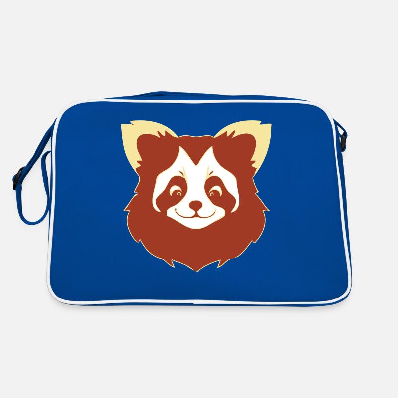 Roter Panda Retro Tasche