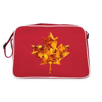 Feuille d’érable Canada - Sac Retro - rouge/blanc - Dos
