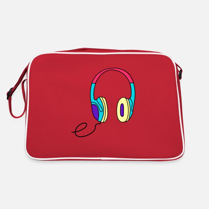 Kopfhörer Retro Tasche