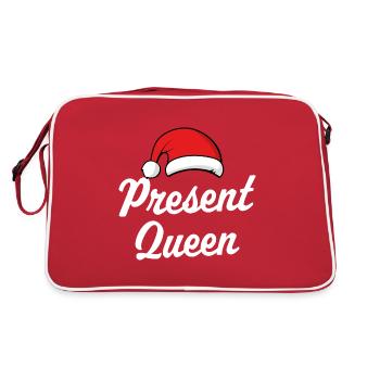 Present Queen - Retro Bag - red/white - Back