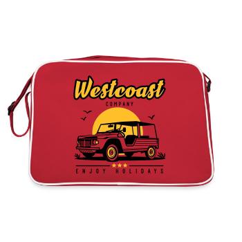 Westcoast Company - Sac Retro - rouge/blanc - Dos
