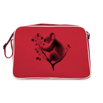 Koala - Retro Bag - red/white - Back