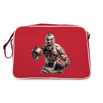 Boxer - Retro Bag - red/white - Back