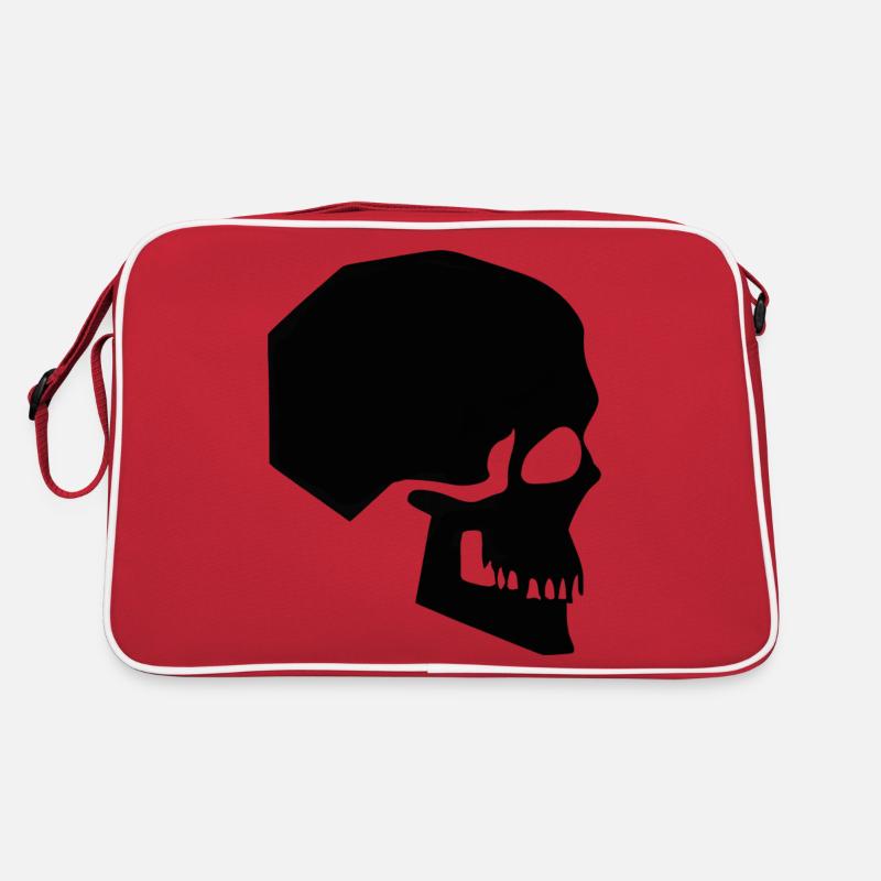 Symbol des Todes Retro Tasche