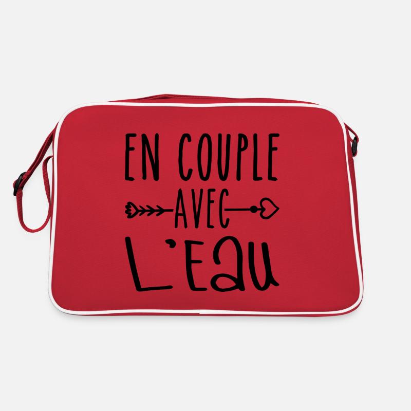En Couple avec Eau, cadeau Fans de Eau Sac Retro