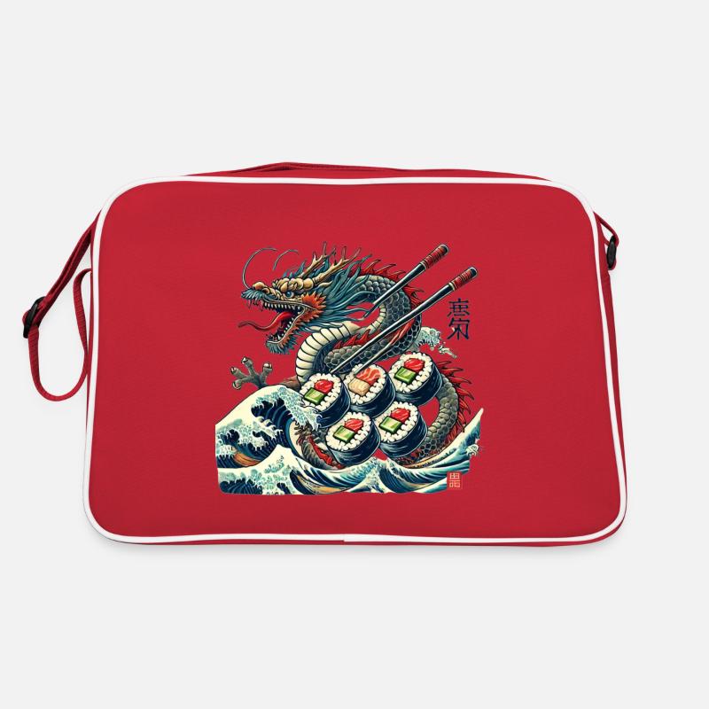 Dragon Sushi Géant Unique et Original Sac Retro