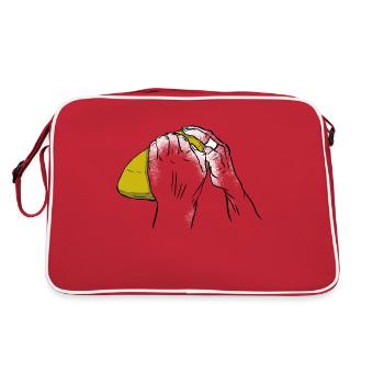 Prise escalade - Sac Retro - rouge/blanc - Dos