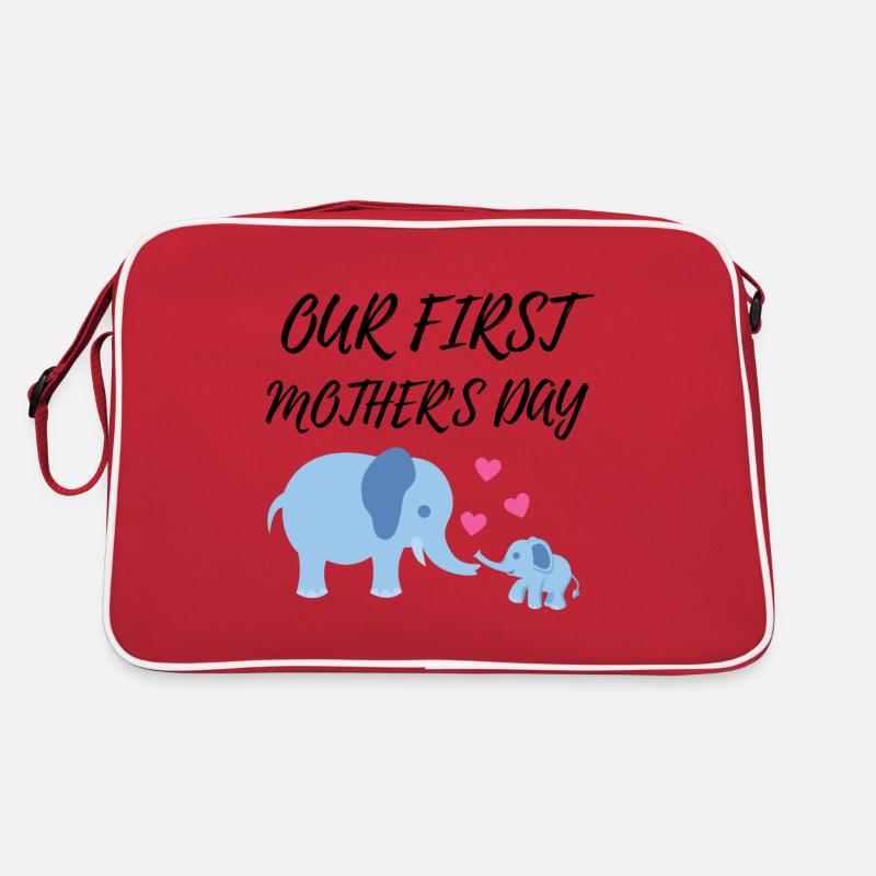 unser erster Muttertag Retro Tasche