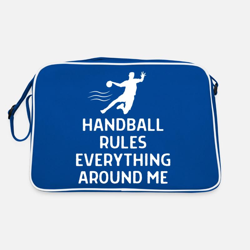 Handball Handballer Spruch Geschenk Retro Tasche
