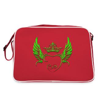 Angel-Wings-Angels-Wings-Petit Ange-Wing-Fly - Sac Retro - rouge/blanc - Dos