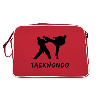Taekwondo - Sac Retro - rouge/blanc - Dos