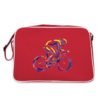 Cycling - Retro Bag - red/white - Back