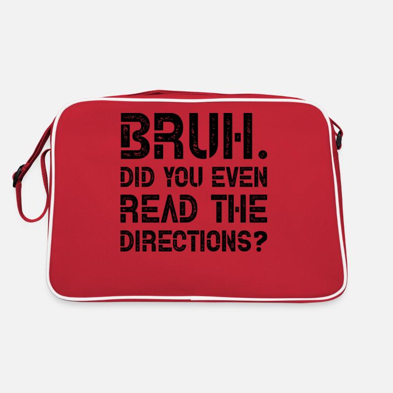 Bruh. Did you even read the Directions? Retro Tasche