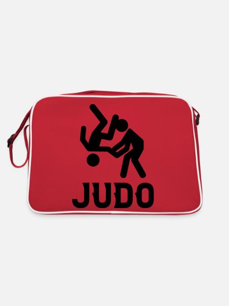 Judo - Sac Retro - rouge/blanc - Dos