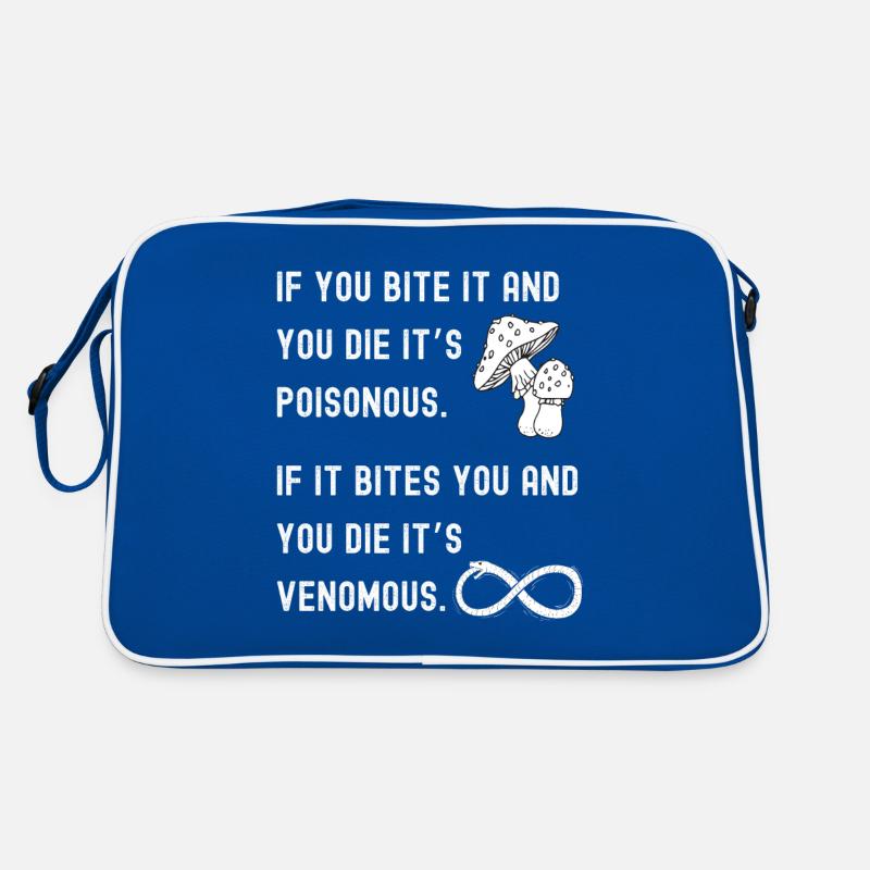 Giftig vs. giftig Retro Tasche