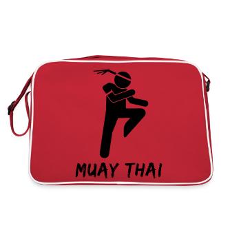 Muay Thaï - Sac Retro - rouge/blanc - Dos