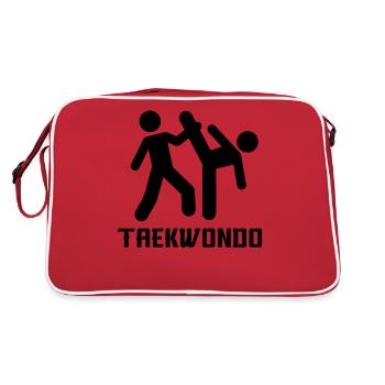 Taekwondo - Sac Retro - rouge/blanc - Dos