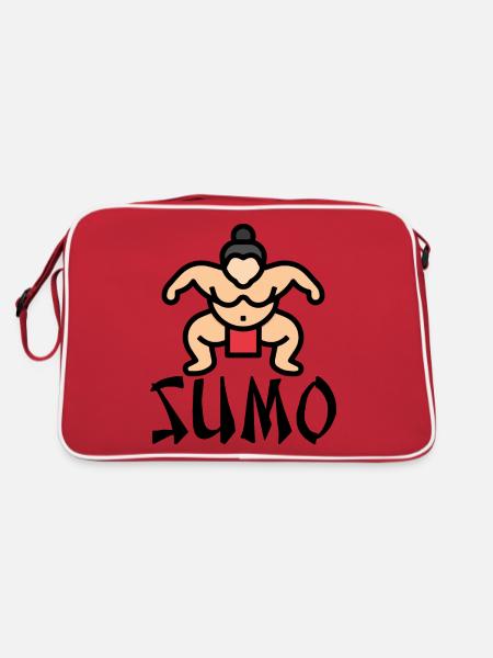 Sumo - Retro Bag - red/white - Back