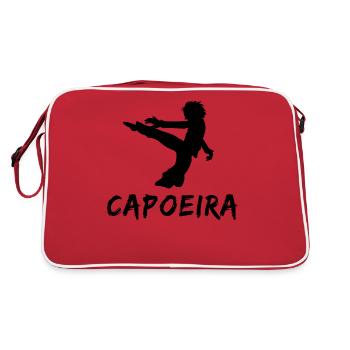 Capoeira - Retro Tasche - Rot/Weiß - Hinten