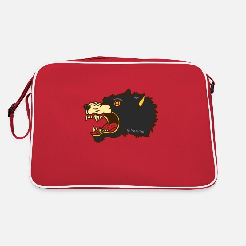 Wolf Predator Alpha Pack Prey Gift Idea Wild Retro Bag