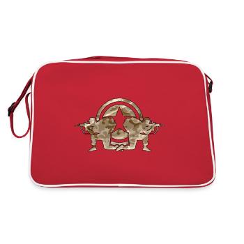 Army - Retro Bag - red/white - Back