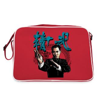 Kung Fu - Sac Retro - rouge/blanc - Dos