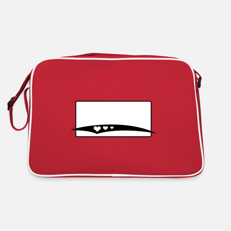 Frame with heart swash Retro Bag